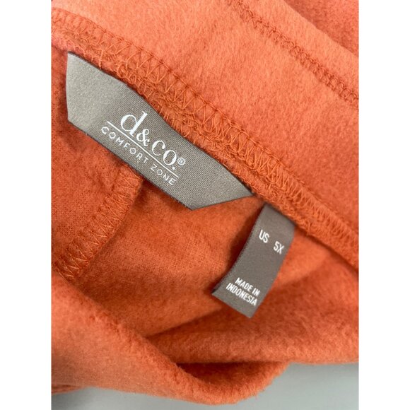 Denim and Co Comfort Zone Regular Fleece Jogger with Pockets Size 5X Apricot NEW - Picture 4 of 7